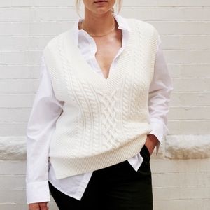 Abercrombie & Fitch Oversized Sweater Vest